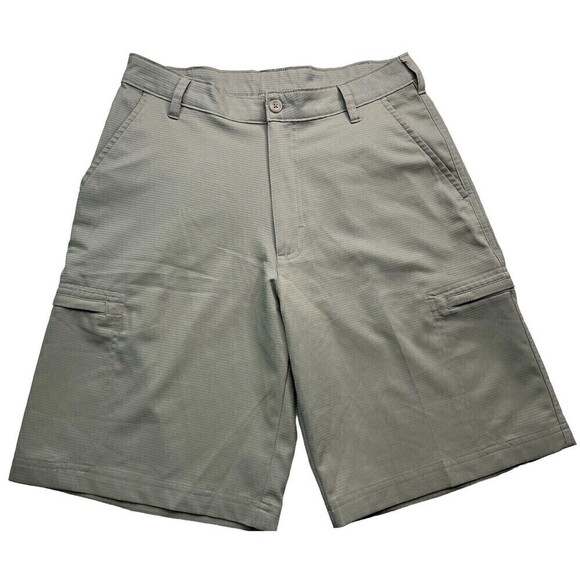 Champion Men's Tan Stretch Golf Shorts Side Leg Pocket Size 30 - Picture 1 of 8
